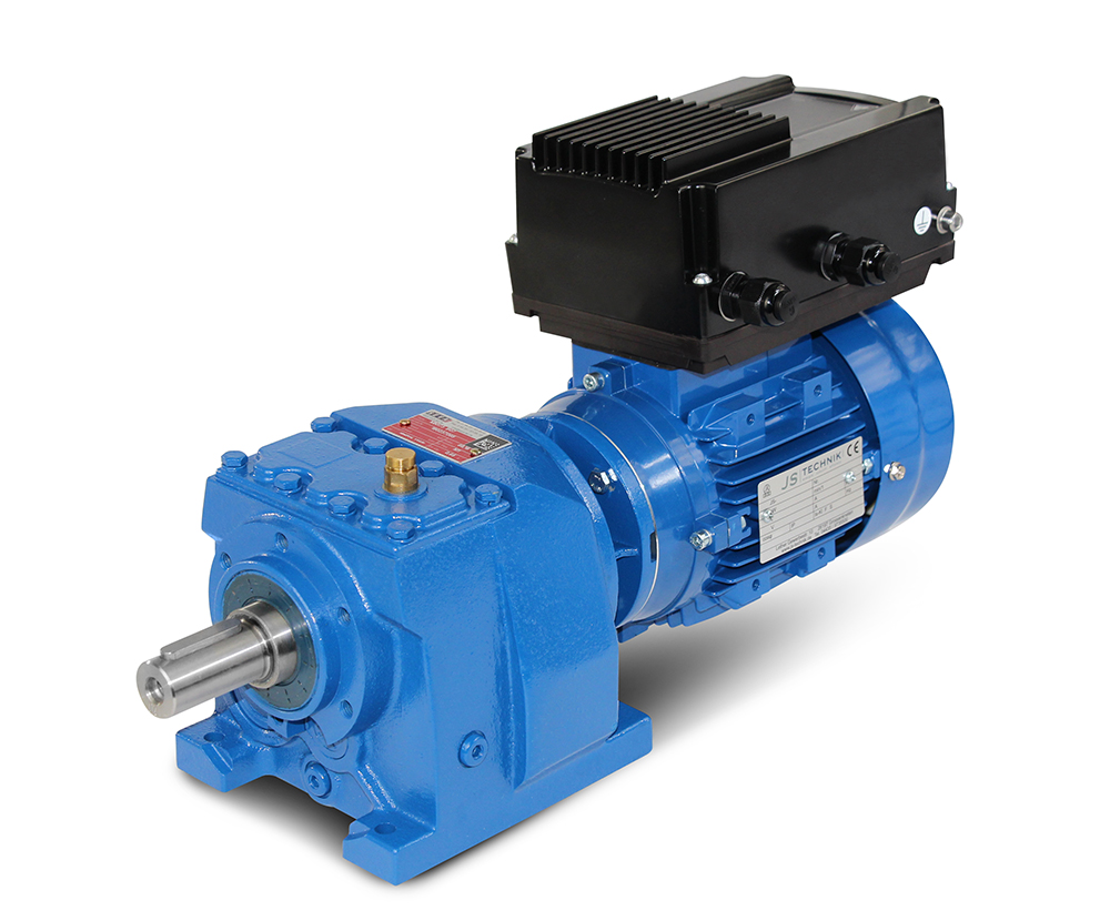 MV-F002-712-4 - 0,37kW - riduttore a spirale da 25 a 300 giri/min + motore Alpha FC