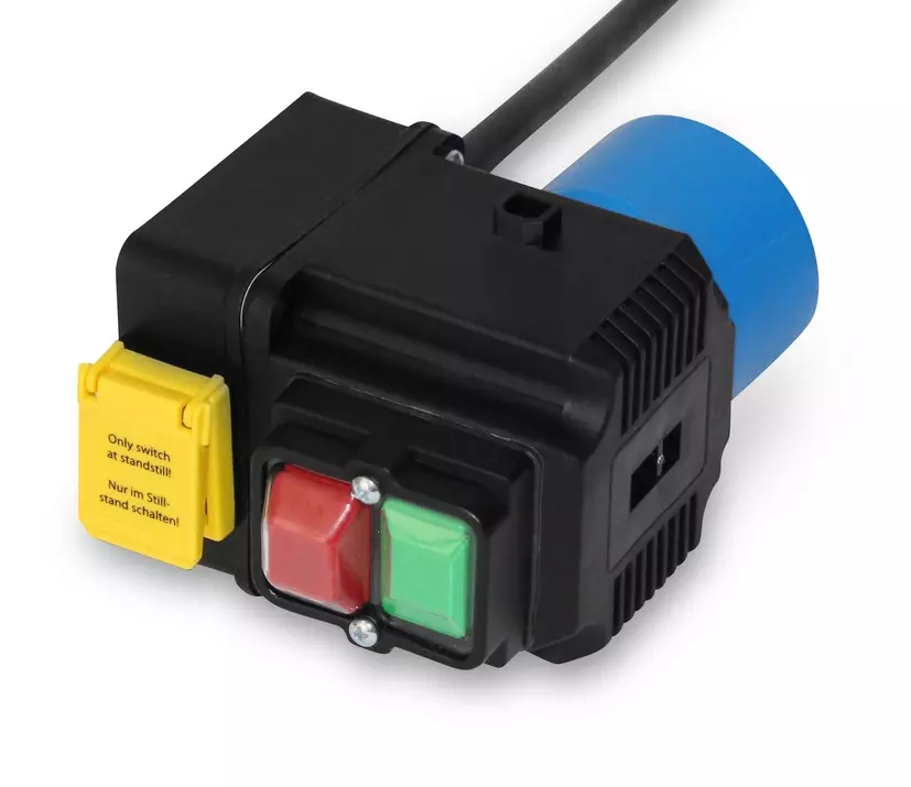interruttore on/off a 230V con selettore di rotazione sinistra/destra