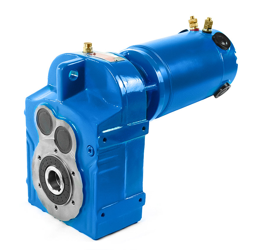 DV173-DC250-2-0,35 kW-32 rpm Motoriduttore ad albero parallelo