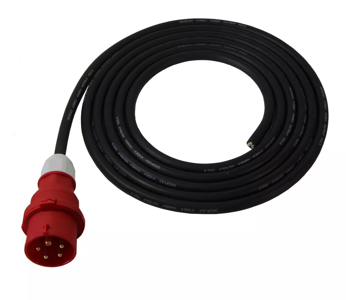 Cavo di collegamento 5 x 1,5 mm² con spina CEE 16A 400 Volt
